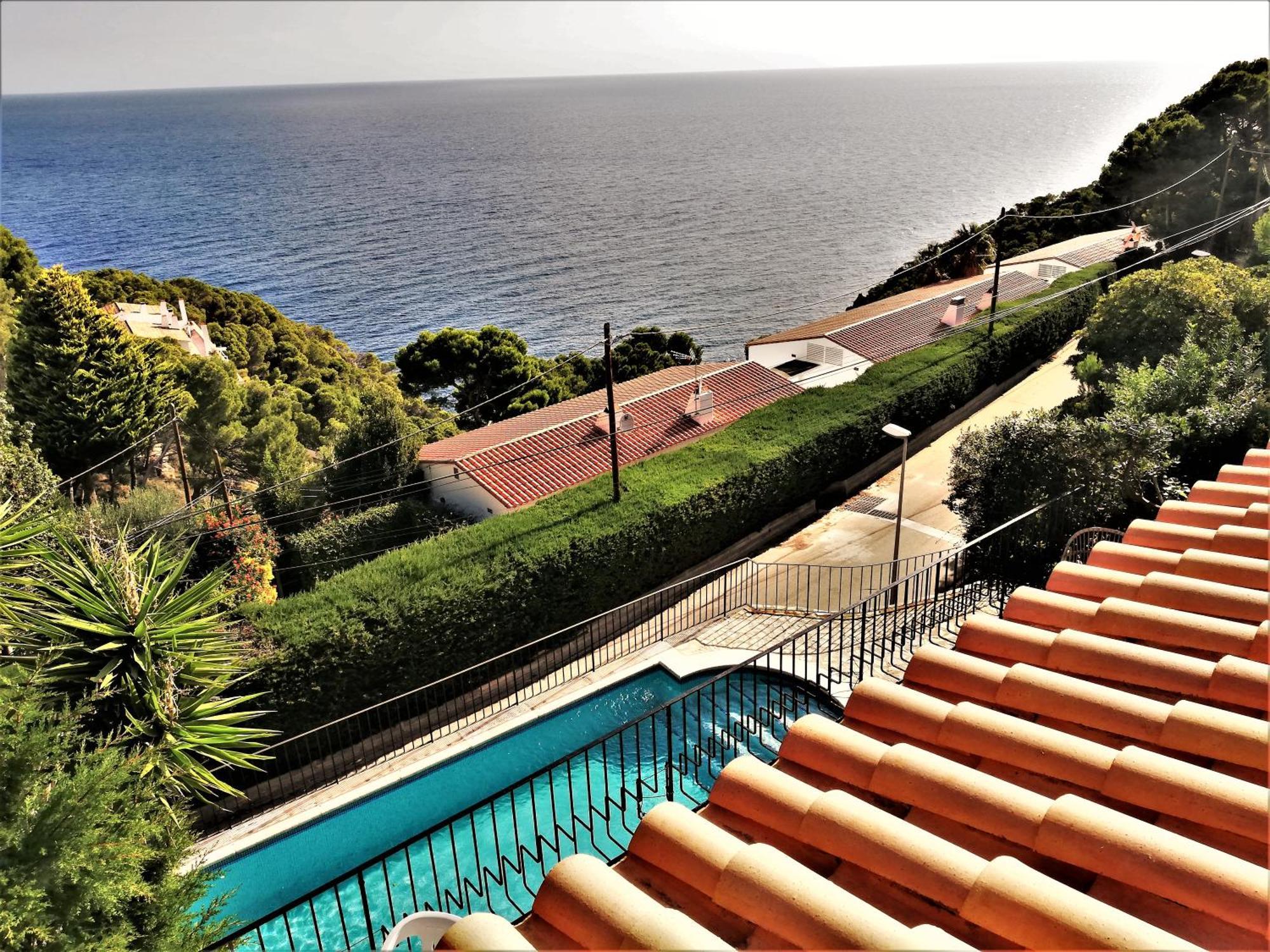 "La Terrasse De La Mer 8" -Climatisation-Wifi-Bbq -Piscine-Parking Begur Dış mekan fotoğraf