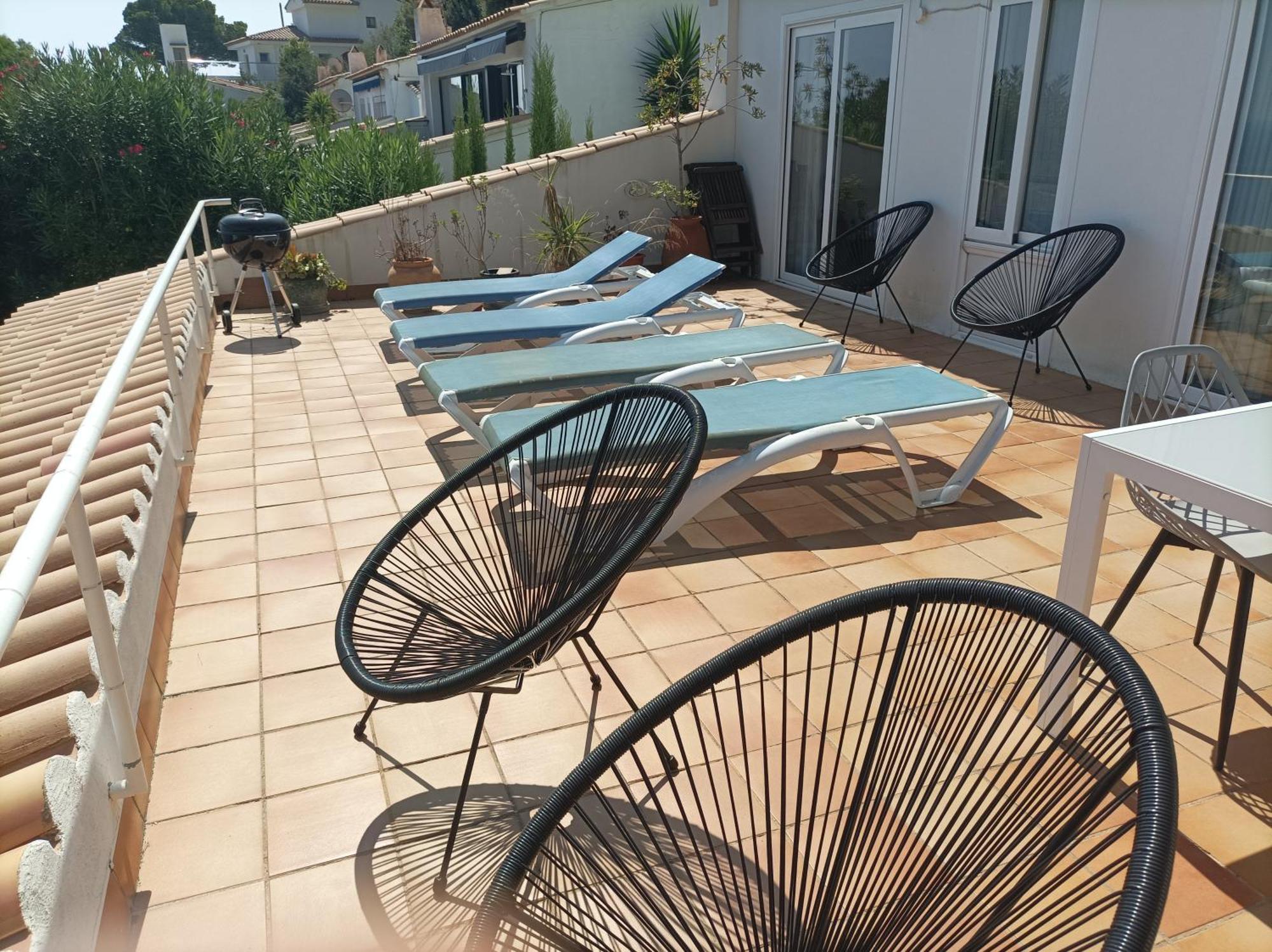 "La Terrasse De La Mer 8" -Climatisation-Wifi-Bbq -Piscine-Parking Begur Dış mekan fotoğraf